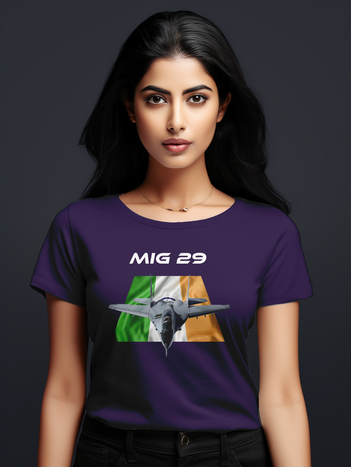 Women's MIG 29 Fighter Jet tee