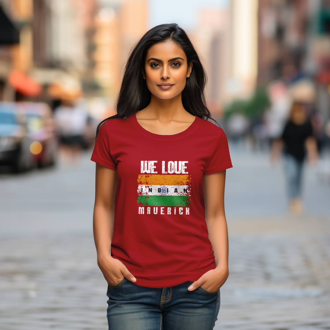 Women's We love Indian Maverick tee