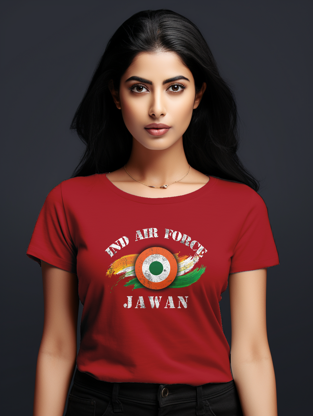 Women's IND Airforce Jawan tee