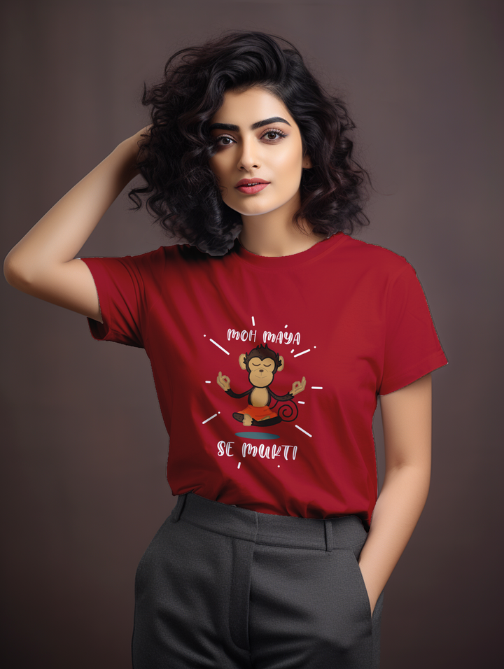 Women's  Moh maya se mukti tee