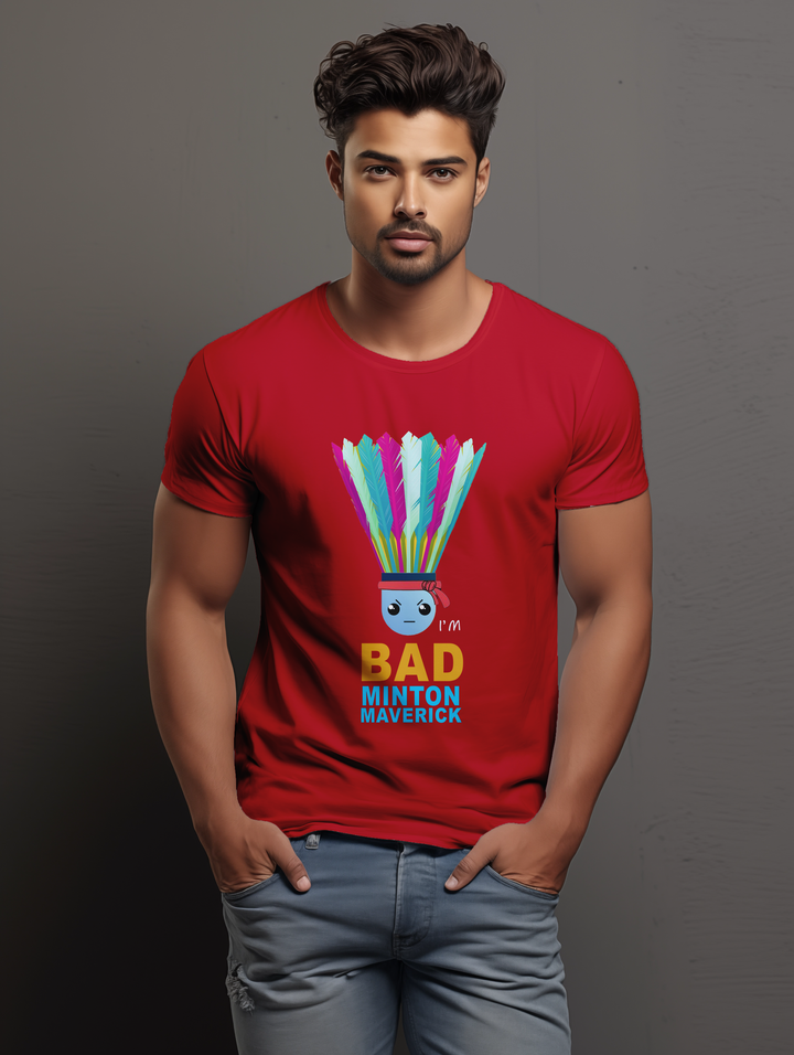 Men's I'm Badminton Maverick tee