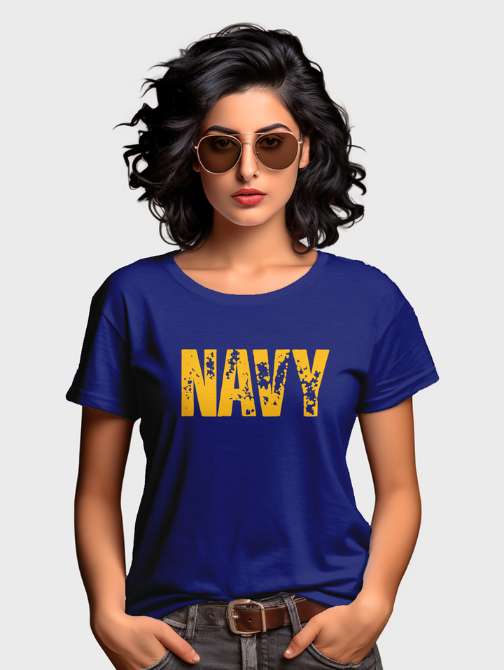 Women's Navy tee