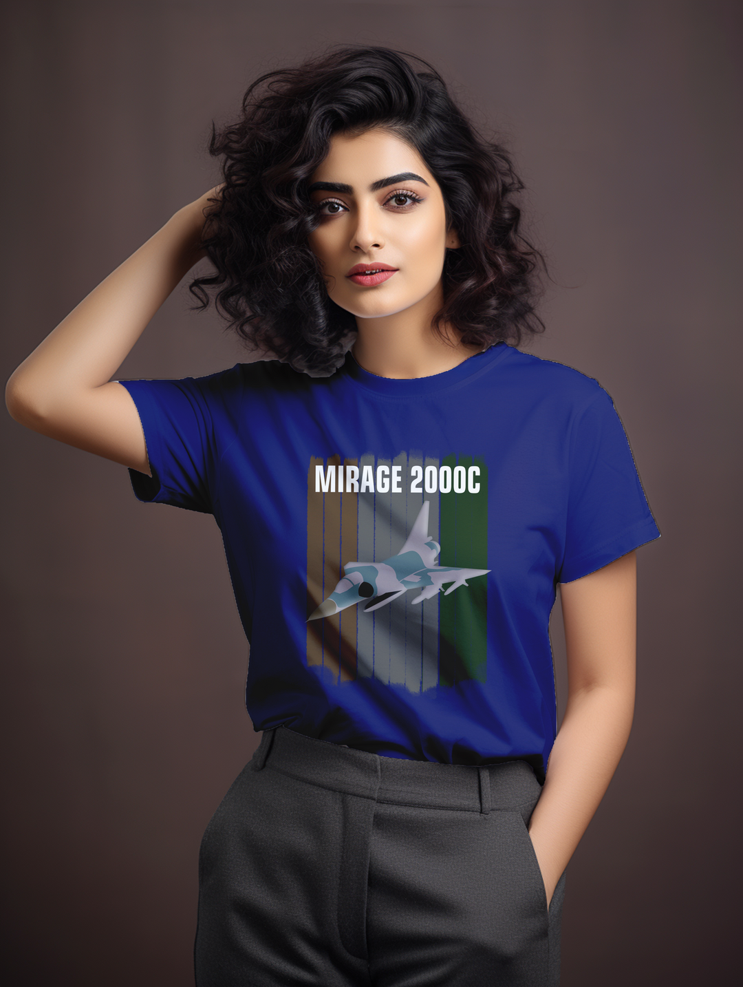 Women's Mirage 2000C Fighter jet tee