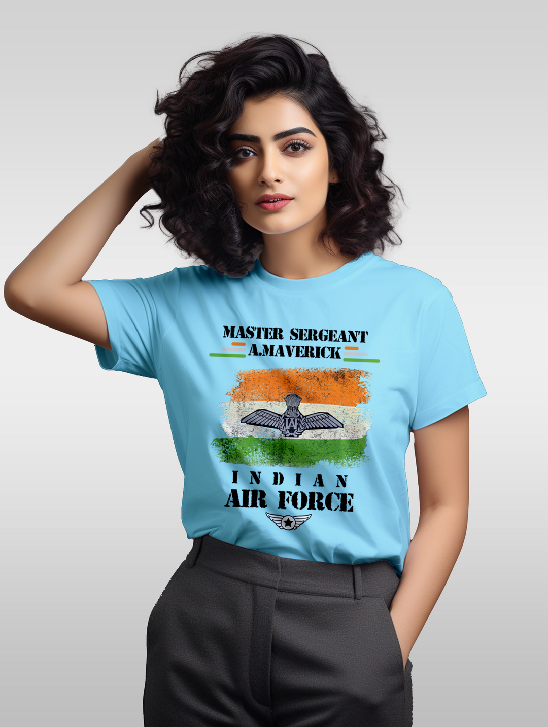 Womens Master Sergeant Maverick IAF tee