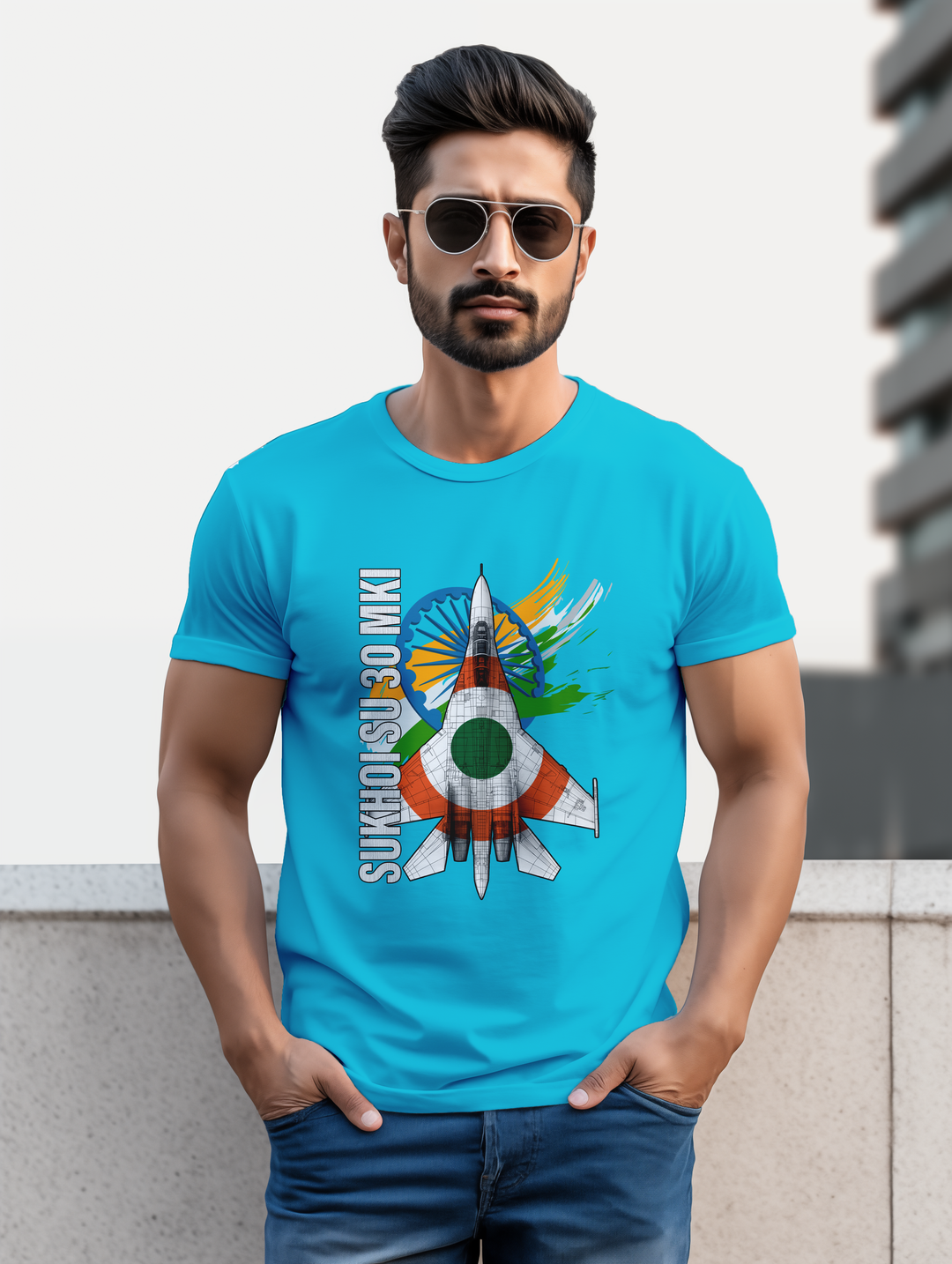 Mens  Sky Sentinels – The Power of Su-30MKI tee