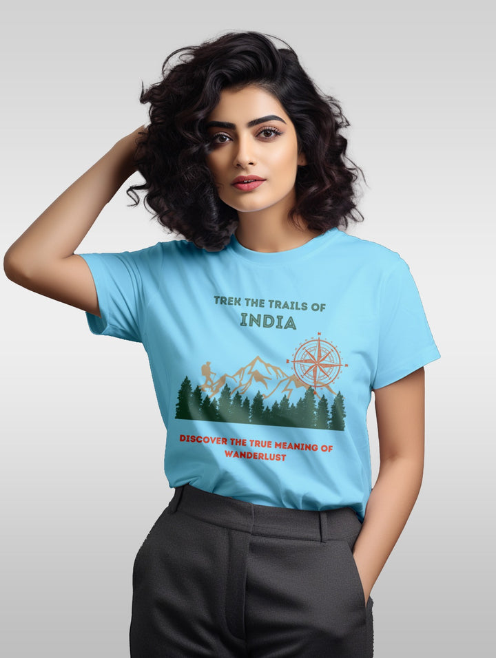 Women's Trek the trails of India tee