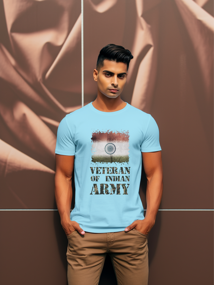 Men's Veteran of Indian Army tee