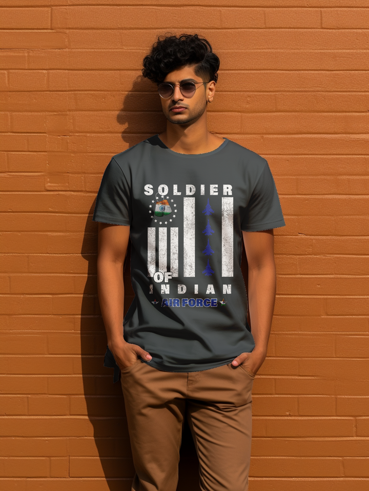 Mens Soldier of Indian Airforce tee