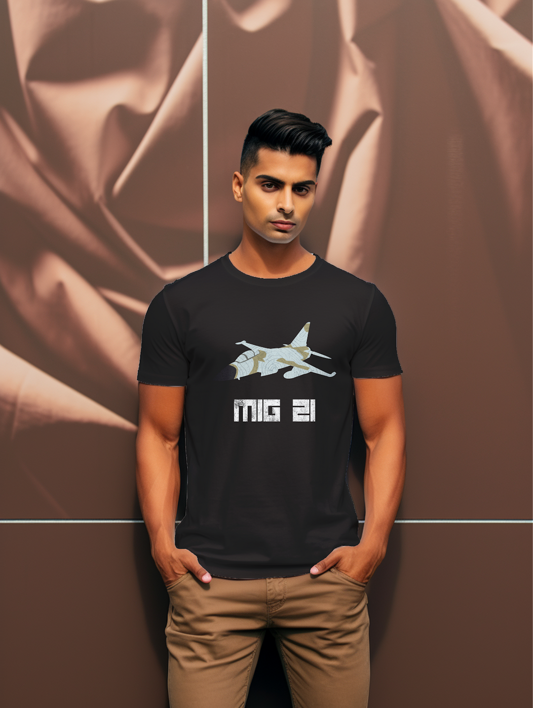 Men's MIG 21 Fighter Jet tee