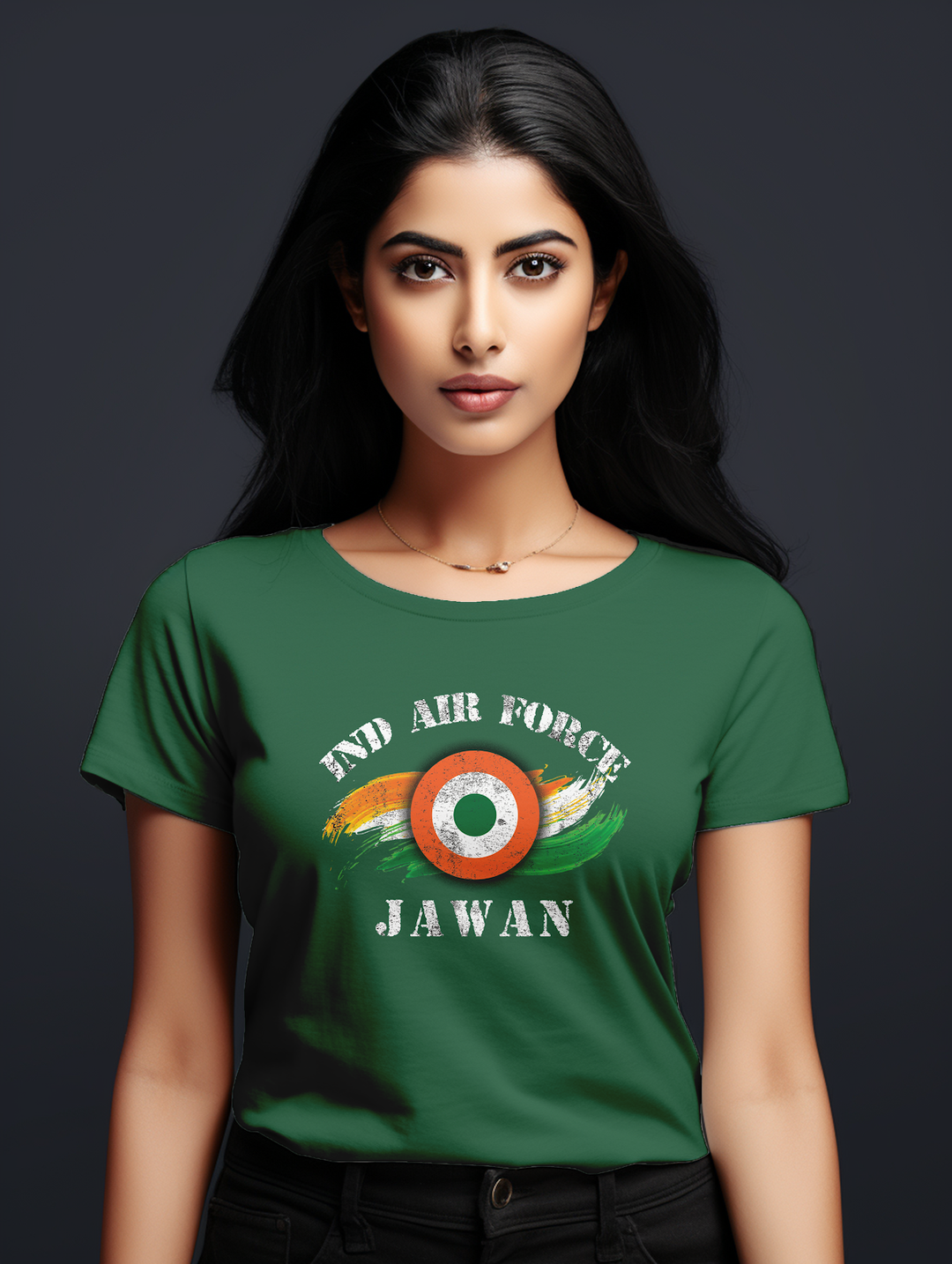 Women's IND Airforce Jawan tee
