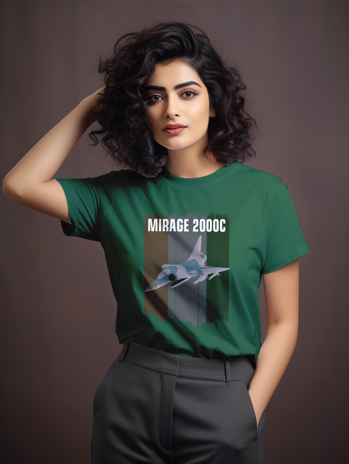 Women's Mirage 2000C Fighter jet tee