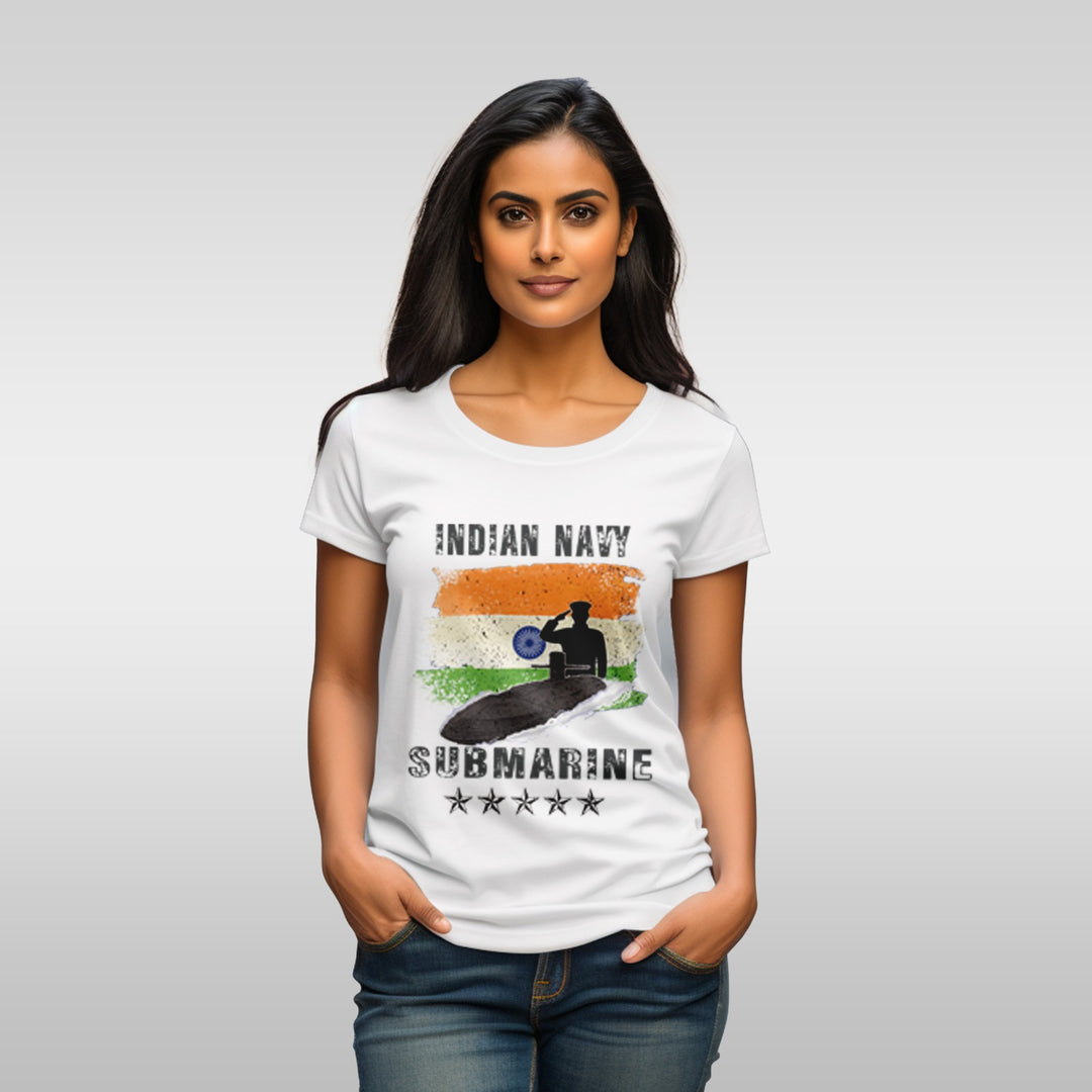 Women's Indian Navy Submarine tee