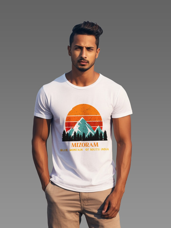 Men's Mizoram Blue Mountains tee