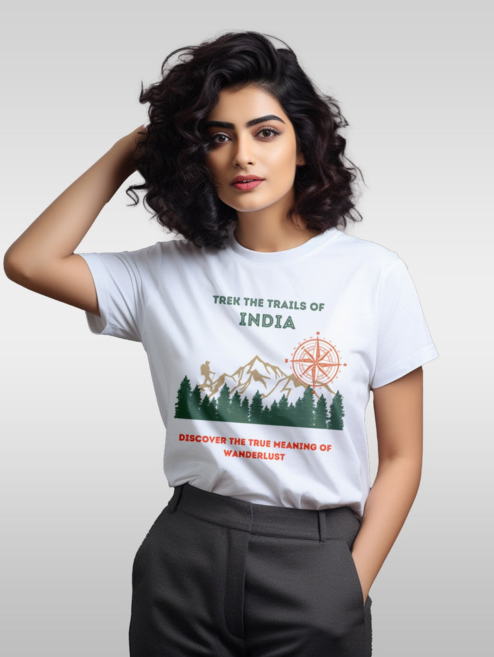 Women's Trek the trails of India tee