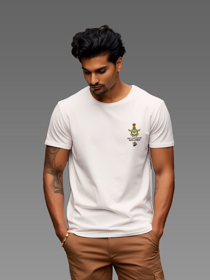 Mens Indian Airforce Soldier tee