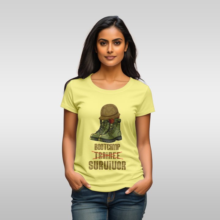 Womens Bootcamp Survivour tee