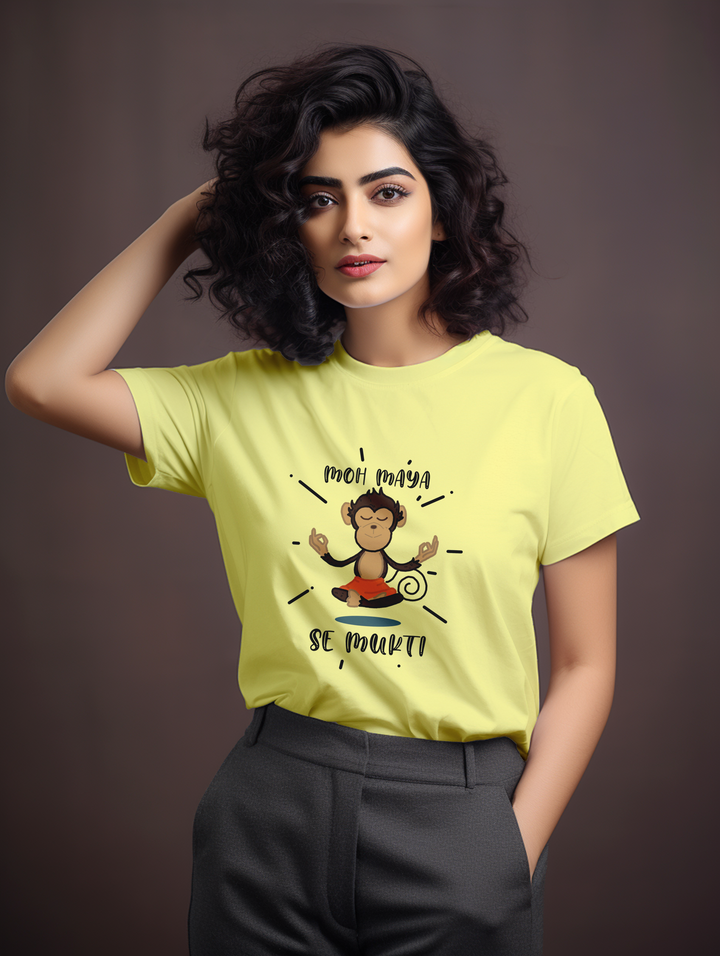 Women's  Moh maya se mukti tee