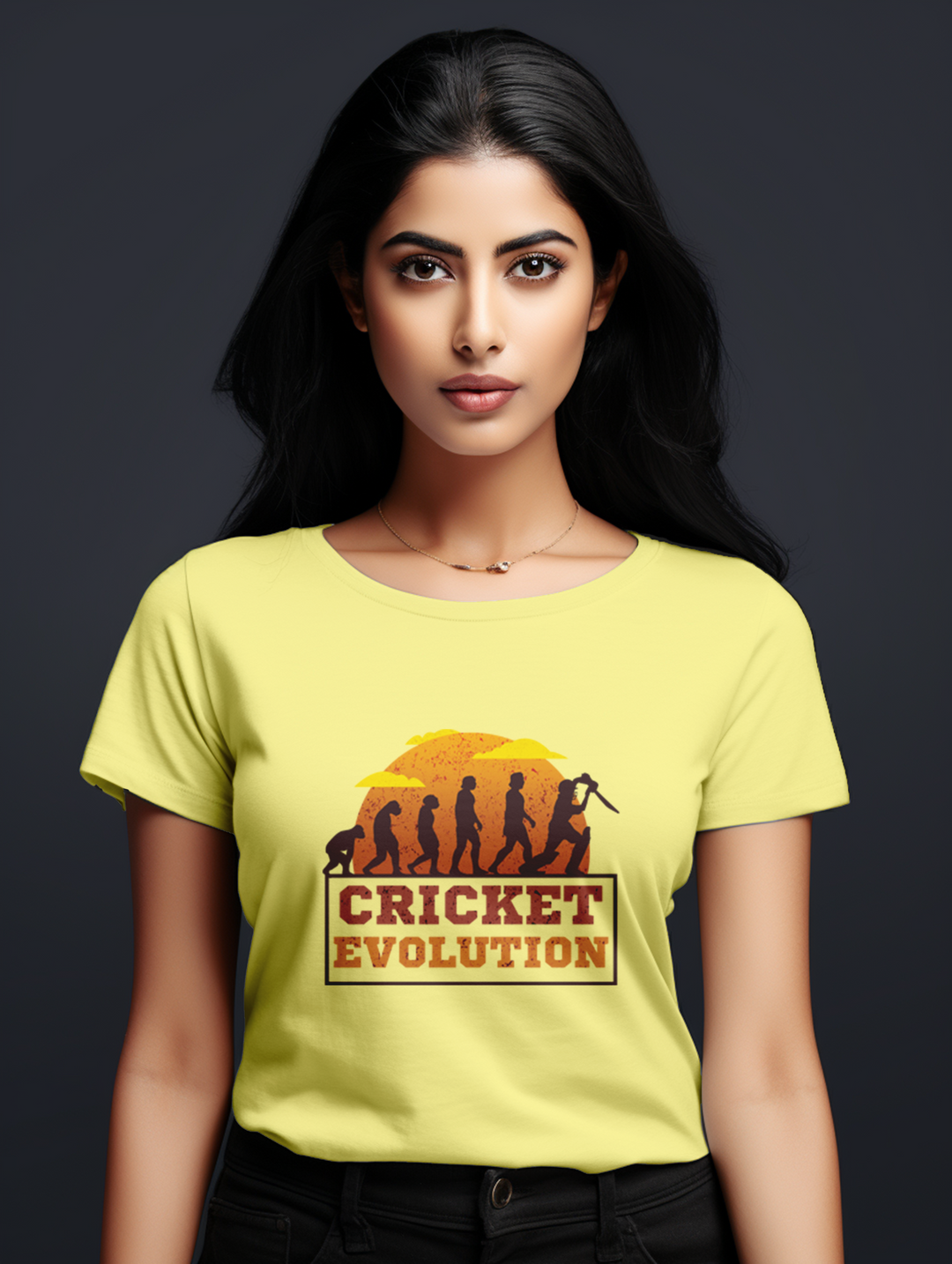 Women's Cricket Evolution tee